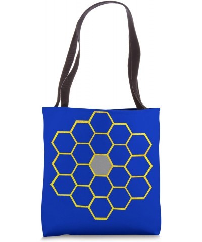 James WEBB Space Telescope Mirrors Honeycomb Pattern JWST Tote Bag $14.88 Totes