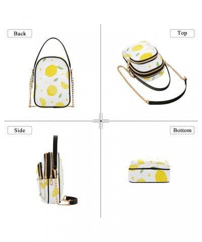 Summer Lemon Crossbody Bags for Women Small Shoulder Bag Chain Purse Hand Bag for Works Travel Gifts $12.74 Shoulder Bags