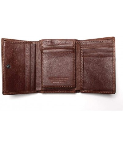 Wallet Blocking Anti Theft Three Fold Business Card Holder Man Purse Leather Wallets for Men $48.32 Wallets