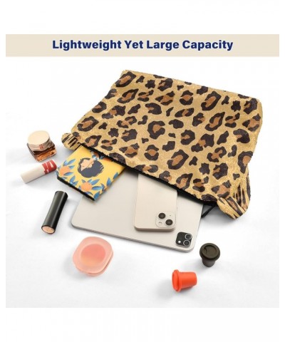 Leopard Print Design One Shoulder Purse, Fluffy Tote Women Designers Hobo Bags Leopard Animal Print2 $8.82 Totes