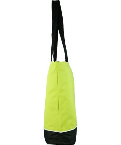 Shoulder Tote Bag with Zipper Lime $9.14 Totes