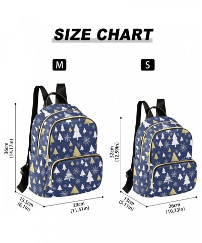 Christmas Forest Snowflakes Fashion Backpack Purse for Women Multipurpose Casual Daypack with Multi Pockets & Secured Zipper ...