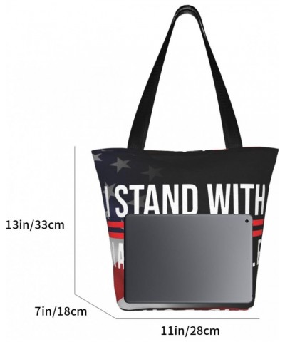 I Stands With Bukele Fashion Shoulder Bag Large Capacity For Man Or Woman $19.12 Totes