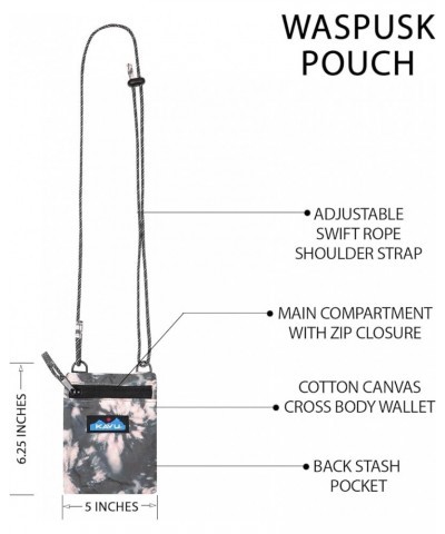 Waspusk Pouch Passport Crossbody Rope Sling High Rise Tie Dye $15.36 Crossbody Bags