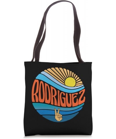 Rodriguez Shirt Vintage Sunset Rodriguez Groovy Tie Dye Tote Bag $16.08 Totes