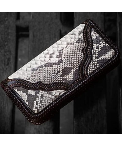 Scales First layer cowhide Zip Around Wallet Zipper Clutch Purse Coin Card Slots Collection wallet for men and women $79.52 W...