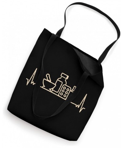 Pharmacists Heartbeat for a apothecary, chemist or druggist Tote Bag $9.02 Totes