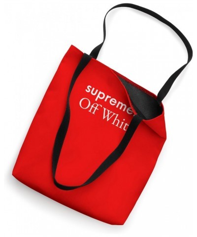 supremely off white color funny Tote Bag $11.69 Totes