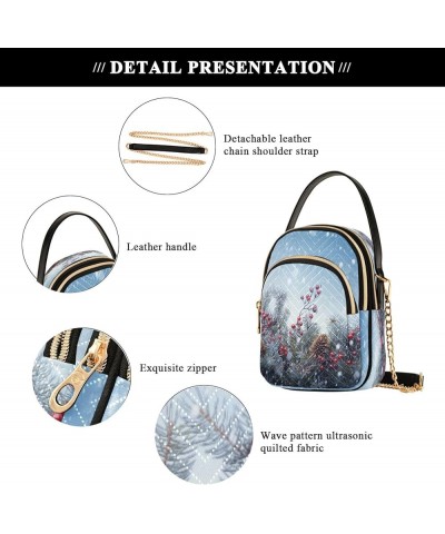 Crossbody Bags For Women Crossbody Bag Leather Chain Strap Multi Zipper Pockets Phone Purses Handbag Shoulder Bag Color 10 $1...