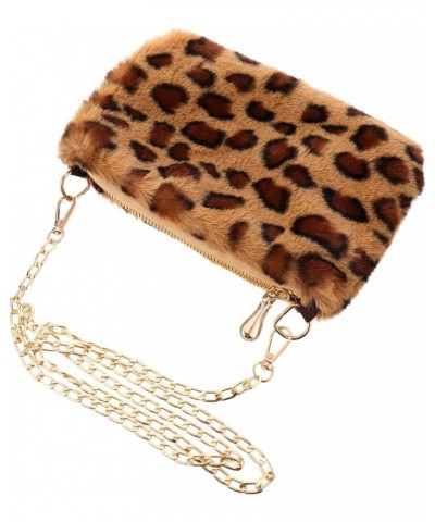 2pcs Plush Bag Mini Wallet for Women Shoulder Bag Leopard Purse Ladies Purse Cellphone Wallet Crossbody Khakix2pcs $11.47 Cro...