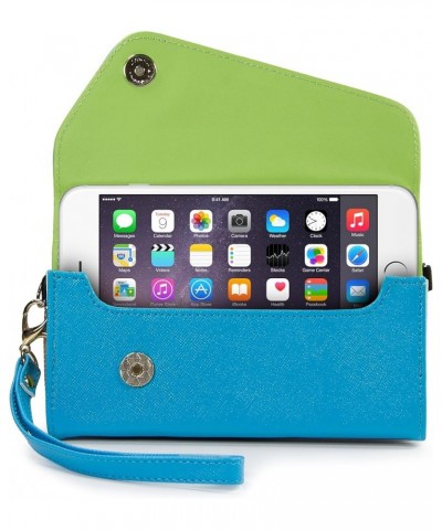 Clutch Wallet with Wristlet and Crossbody Strap for Smartphones up to 5 Inch - Carrying Case - Frustration-Free Packaging - B...