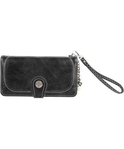 Womens Wallet, Exquisite Workmanship, PU Leather Card Holder, Good Texture, Multifunctional for Coins (Peacock Blue) Black $1...