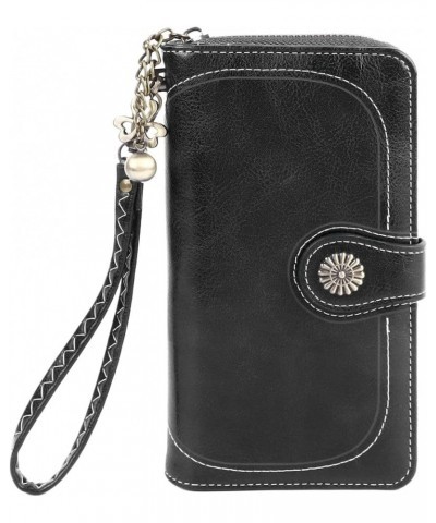 Womens Wallet, Exquisite Workmanship, PU Leather Card Holder, Good Texture, Multifunctional for Coins (Peacock Blue) Black $1...