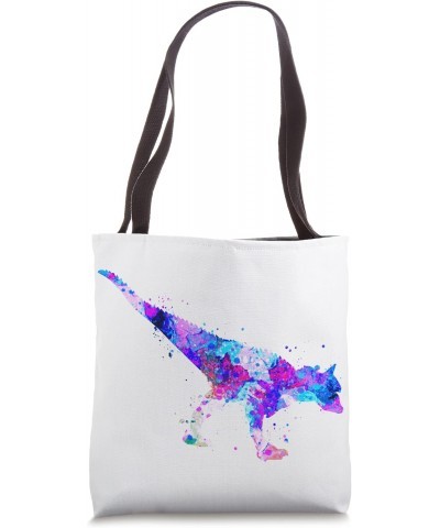 Watercolor Carnotaurus Dinosaur Tote Bag $13.50 Totes