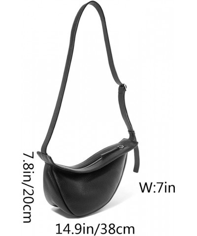 Crossbody Bag for Women Vintage Phone Bags Leather Shoulder Bag Daily Purse-Black Black $22.37 Totes