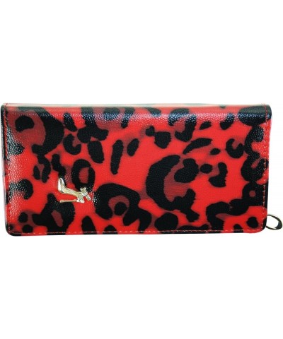 Women Wallet Zip Around Style with Elegant Design (Red) Red $8.82 Wallets