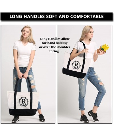 Birthday Gifts for Women 13oz Canvas Tote Bag For Women Who Have Everything Embroidery Tote Bag For Women Mom Circle R $10.12...