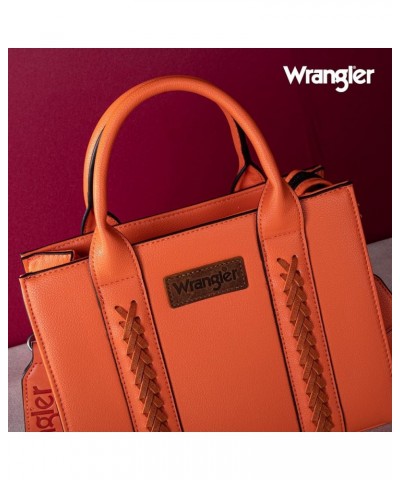 Tote Bags for Women Top-handle Handbags and Purses for Women D Plain Orange $18.00 Totes