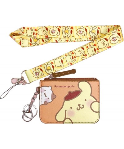 Cute Anime Wallet, Cartoon Credit Card Holder Purse with Anime Lanyard for Women Girl Gifts(Kuro) Pomm $7.41 Wallets