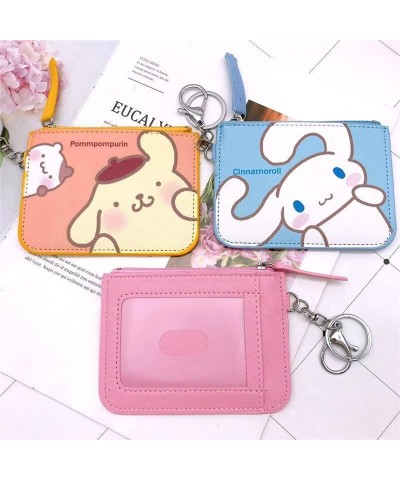 Cute Anime Wallet, Cartoon Credit Card Holder Purse with Anime Lanyard for Women Girl Gifts(Kuro) Pomm $7.41 Wallets