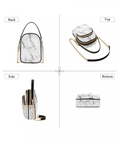 Golden Black Marble Crossbody Bags for Women Fanny Packs Small Sling Cross Body Bag Phone Mini Wallet Purse J022 $10.70 Cross...