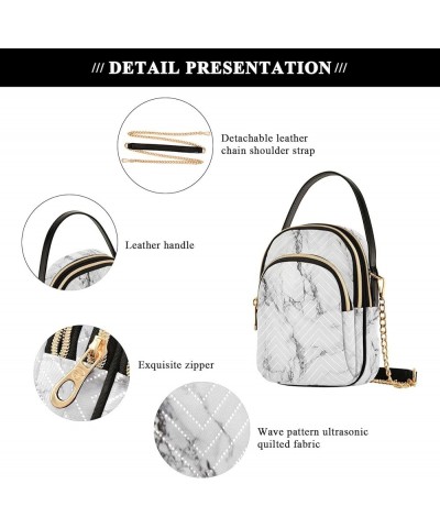 Golden Black Marble Crossbody Bags for Women Fanny Packs Small Sling Cross Body Bag Phone Mini Wallet Purse J022 $10.70 Cross...