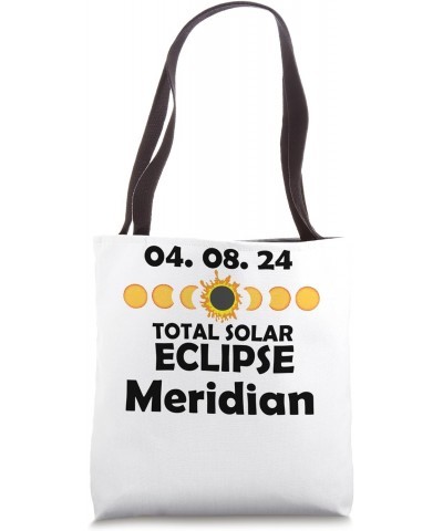 Meridian Texas Total Solar Eclipse 2024 Tote Bag $11.00 Totes