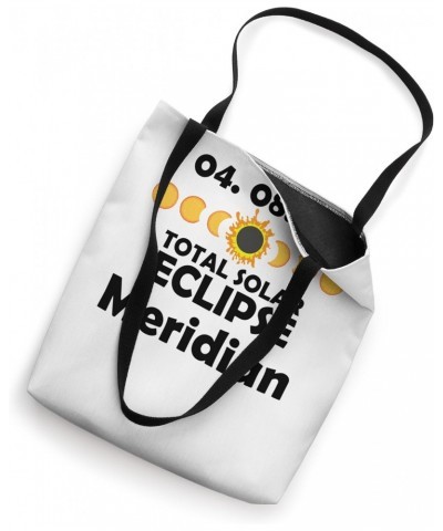 Meridian Texas Total Solar Eclipse 2024 Tote Bag $11.00 Totes