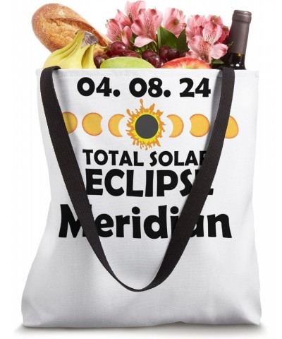 Meridian Texas Total Solar Eclipse 2024 Tote Bag $11.00 Totes