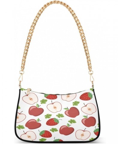 Fruit Strawberry Shoulder Bag for Women Shoulder Handbags with Zipper Closure Small Clutch Purses Crossbody Bags for Women $1...