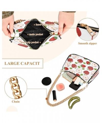 Fruit Strawberry Shoulder Bag for Women Shoulder Handbags with Zipper Closure Small Clutch Purses Crossbody Bags for Women $1...