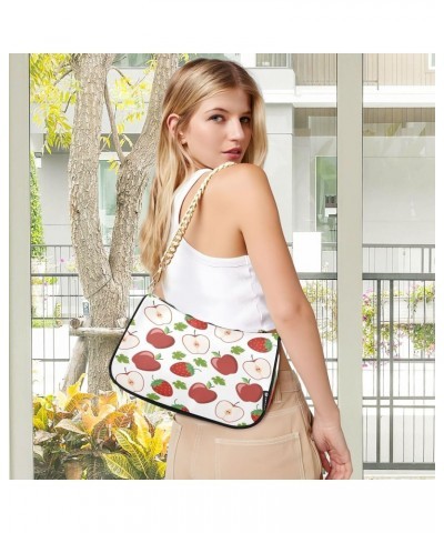 Fruit Strawberry Shoulder Bag for Women Shoulder Handbags with Zipper Closure Small Clutch Purses Crossbody Bags for Women $1...