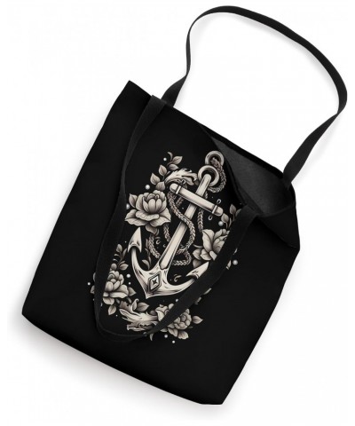 Maritime Nautical Ocean Sailor Ship Anchor Boating Tote Bag $16.21 Totes