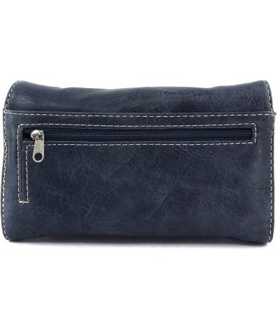 Autumn Fringe Cut Concho Rhinestone Concealed Carry Handbag Purse Matching Wallet Navy Handbag and Wallet Set $30.64 Shoulder...