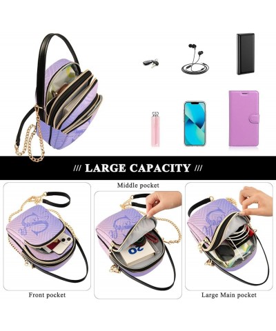 Custom Black Red Crossbody Bags for Women Crossbody Bag Phone Purse with Chain Strap 19 $16.23 Shoulder Bags