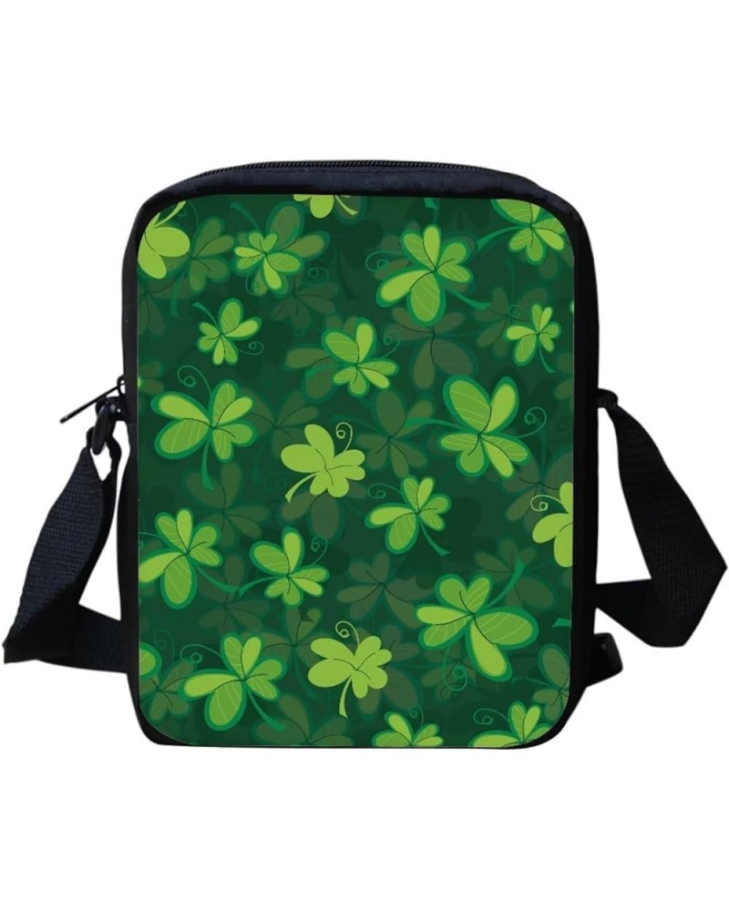 Fashion Cossbody Messenger Bag Christmas Decorations Gift Handbag Purse Shoulder Bag Happy Saint Patrick $8.24 Shoulder Bags