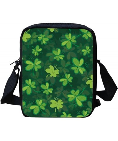 Fashion Cossbody Messenger Bag Christmas Decorations Gift Handbag Purse Shoulder Bag Happy Saint Patrick $8.24 Shoulder Bags