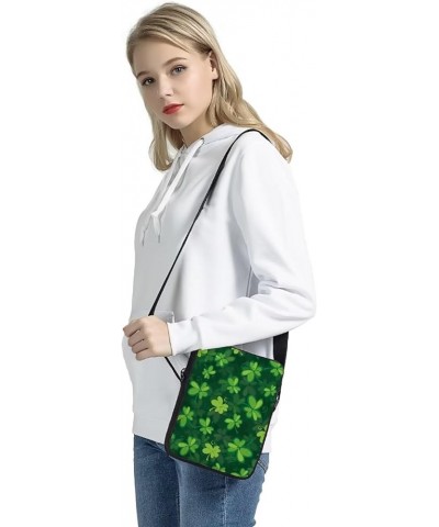 Fashion Cossbody Messenger Bag Christmas Decorations Gift Handbag Purse Shoulder Bag Happy Saint Patrick $8.24 Shoulder Bags