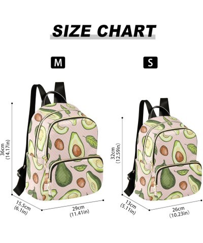 Avocado Backpack Purse for Women Small Mini Women's Fashion Backpack HandBag Back Pack Lady Gifts,M Small $19.24 Backpacks