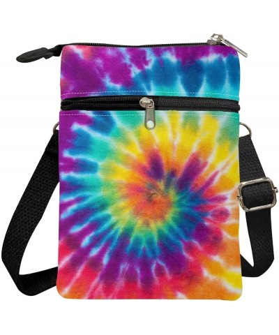 Crossbody Sling bag for Women Stylish Bags for Girls Outdoor Travel Zip Cloth Bag Cellphone Storage Purse Fashion Tie-dye $11...