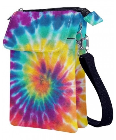 Crossbody Sling bag for Women Stylish Bags for Girls Outdoor Travel Zip Cloth Bag Cellphone Storage Purse Fashion Tie-dye $11...