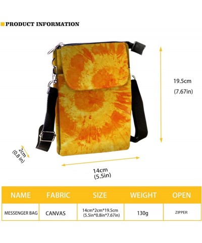 Crossbody Sling bag for Women Stylish Bags for Girls Outdoor Travel Zip Cloth Bag Cellphone Storage Purse Fashion Tie-dye $11...