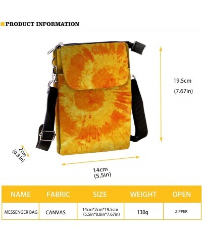 Crossbody Sling bag for Women Stylish Bags for Girls Outdoor Travel Zip Cloth Bag Cellphone Storage Purse Fashion Tie-dye $11...