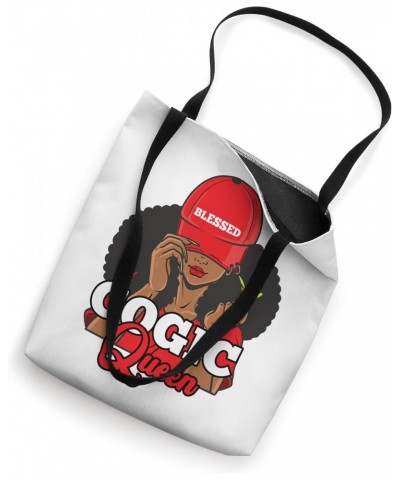 COGIC Queen Blessed Black Woman Baseball Cap Tote Bag $15.33 Totes