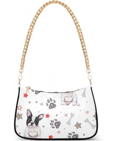 Christmas Gonme Cane Phone Purse Small Hobo Purse Women's Vintage Handbags Shoulder Handbag French Bulldog Cute $12.90 Should...