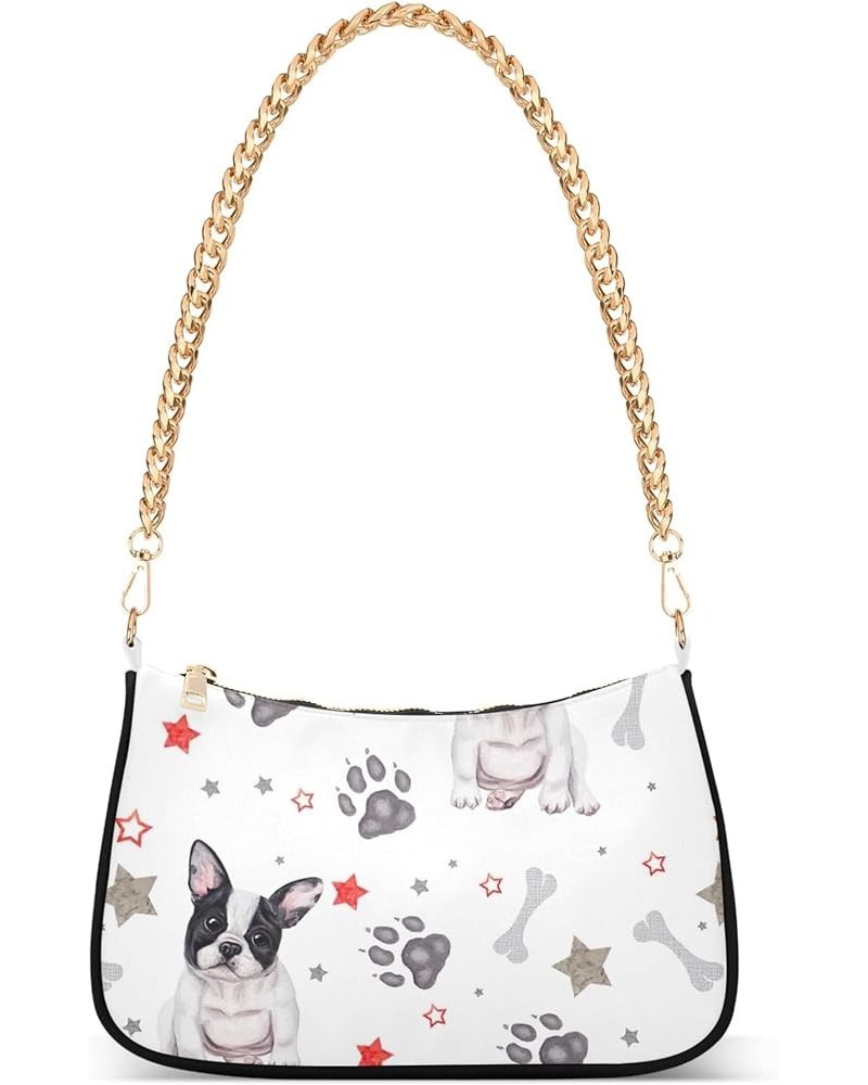 Christmas Gonme Cane Phone Purse Small Hobo Purse Women's Vintage Handbags Shoulder Handbag French Bulldog Cute $12.90 Should...