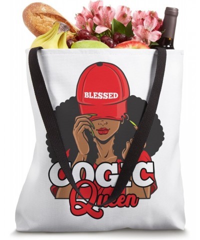 COGIC Queen Blessed Black Woman Baseball Cap Tote Bag $15.33 Totes