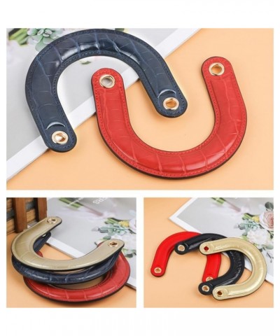 2pcs PU Leather Shoulder Bag Handles DIY Replacement Purse Handle for Handbag Belts Strap Bag Accessories B $8.52 Handbags