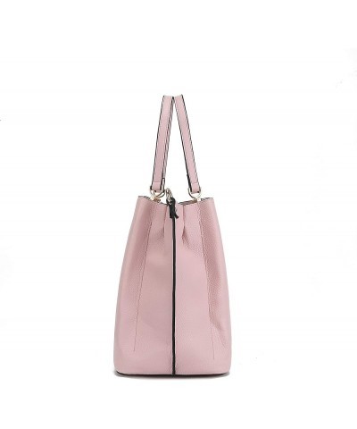 Tote Bag set for Women's, Handbag Wristlet Wallet, Vegan Leather Top-Handle Tote Purse Pink Kane $34.00 Totes