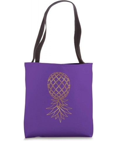 Party Mode Upside Down Pineapple Swinger Vanilla Swapping Tote Bag $14.40 Totes